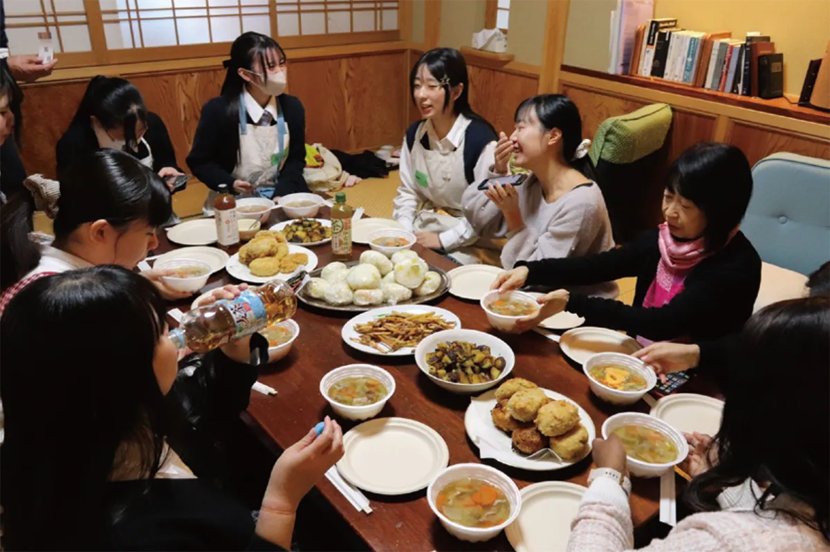 さつまいも料理ワークショップ　ワークショップのようす